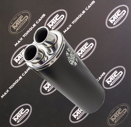 Bidone scarico moto corsa