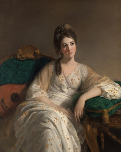 Antico quadro ritratto donna