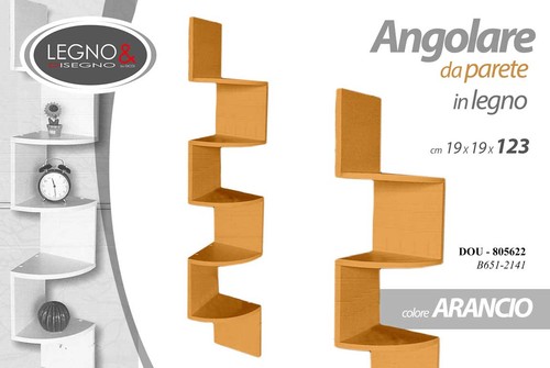 Mensola angolare libreria - angolare,