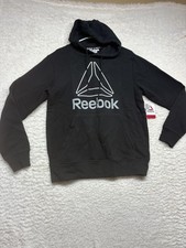 Reebok Hoodie Mens Small Black