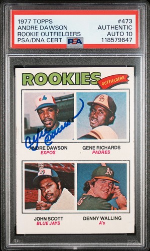 1977 topps 473 andre dawson - topps,