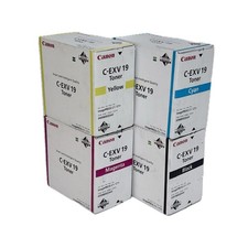 4 toner Canon C-EXV19 nero
