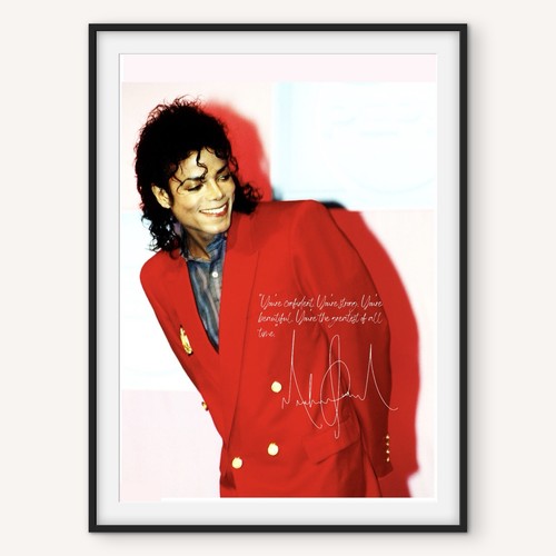 Michael jackson signed pre - signed,
