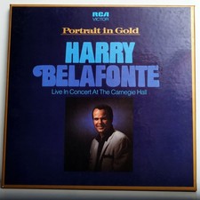 Harry Belafonte    Portrait in Gold     Live   Carnegie Hall    Box     NM # 70