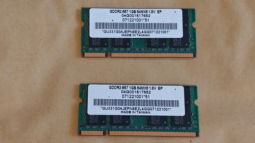 Sodimm ram 2gb - 2gb, ddr2