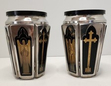 Set vaso fiori tomba Caggiati