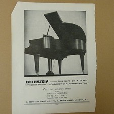 vintage advertise BECHSTEIN