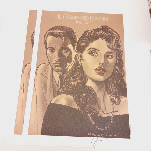 Litografia commissario - litografia,