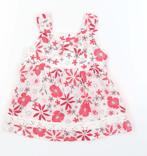 Bambino bianco floreale - bianco,