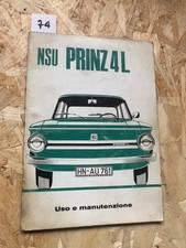 NSU PRINZ 4 L   - MANUALE USO
