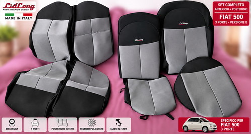 Fodere coprisedili fiat 500 - fodere,