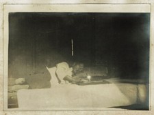 Vecchia foto Cina con fumatore