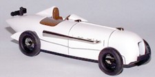 Mercedes SSKL Streamliner 1932 bianco 1/43 lega di stagno modello finito