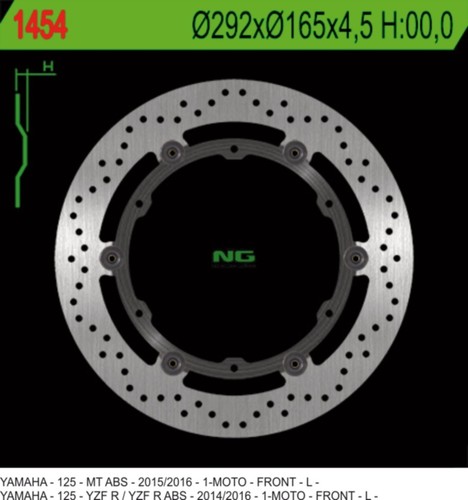 Disco freno anteriore yamaha - anteriore,
