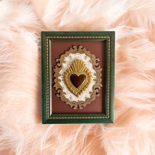 Cuore sacro voto oro - sacro, in