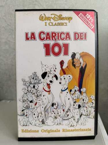 Carica dei 101 vhs - la,