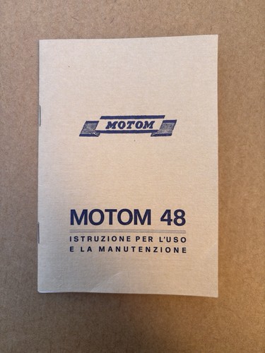 Libretto motom istruzioni - libretto, 48