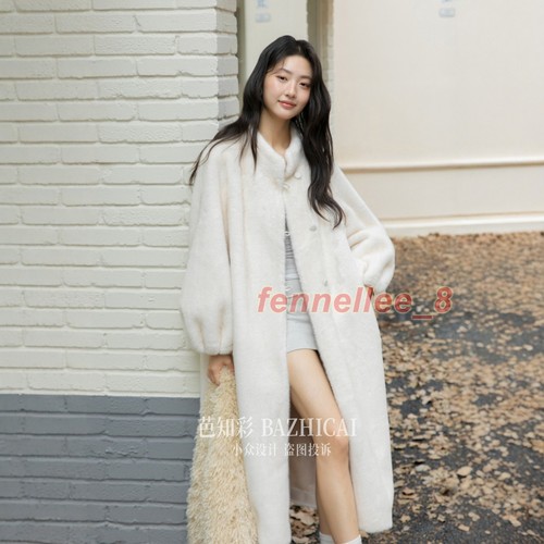 Parka donna invernale visone