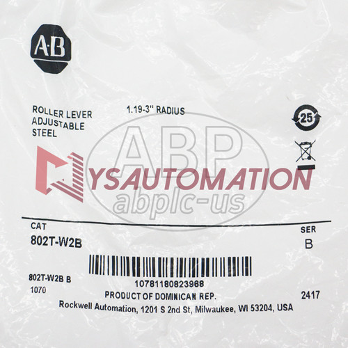 Leve limit switch 802t - leve, 802t-w2b