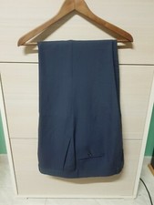 Pantalone Uomo PIERRE CARDIN Pura Lana Tg 54 Drop M Color Blu Gamba Larga 