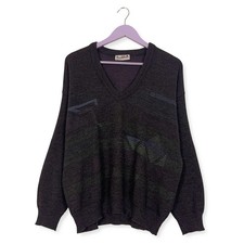 Maglione Vintage grigio scuro