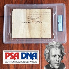 ANDREW JACKSON * PSA * NOTA