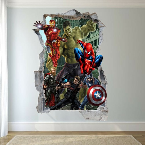 Adesivo parete avengers - parete,