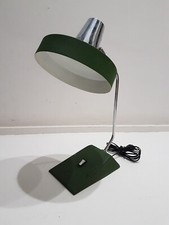 Lampada Da Tavolo Ministeriale SEMINARA vernice a polvere verde Original vintage
