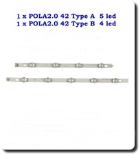 2 barre strip led Tv LG POLA2.0 42" 42LN5400 42LN575V T420HVN05.0 T420HVN05.2 