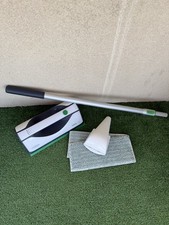 LAVAVETRI FOLLETTO VG100 COMPLETO 2 PANNI, DETERGENTE ASTA PROLUNGA NUOVA VG 100