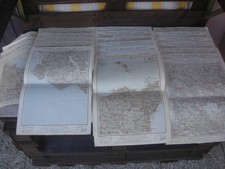 23 cartine stradali del regno anni '20/30 CENTRO E SUD ITALIA pubb.BENZINA LAMPO