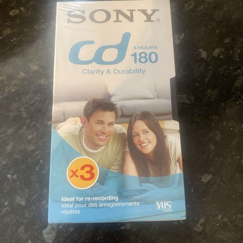 Videocassette vhs sony 180 - videocassette,