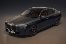 BMW Miniatura i7 Modello di Auto 1:18 Diecast Porte da Aprire Modello Collezione