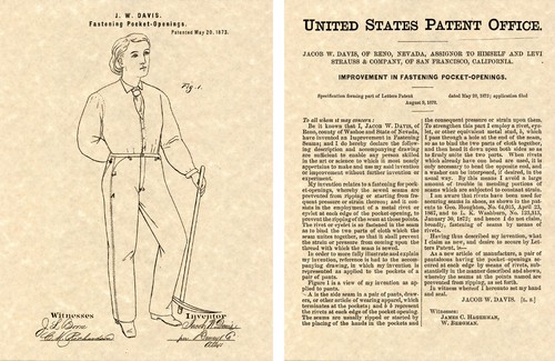 Levi strauss patent - strauss,