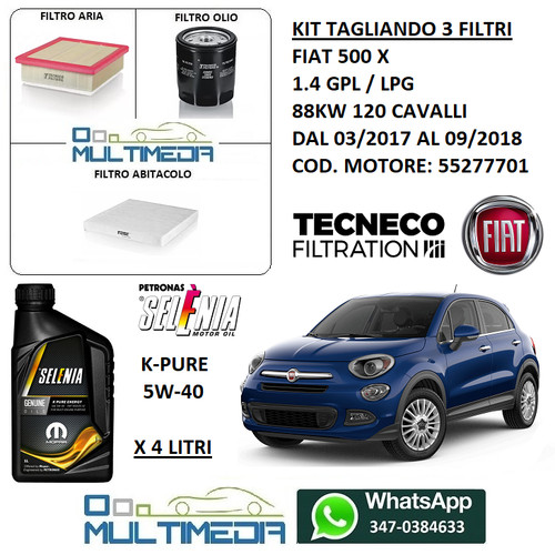Kit tagliando filtri olio - 3,