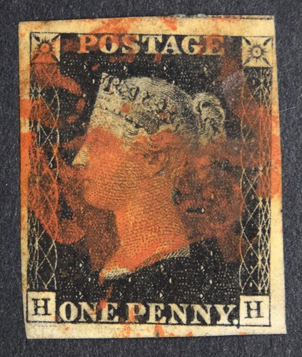 Sg2 1840 penny black - qv,