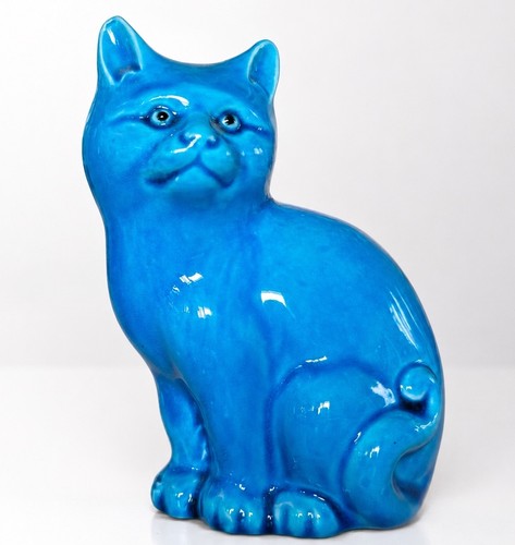 Vintage blue glazed - vintage, ceramic
