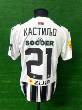 Maglia Partizan Belgrado CASTILLO Match Iuss Worn Shirt Indossata Jersey Equador