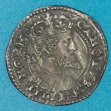 NAPOLI CARLO V CARLINO TOSONE RE CORONATO BB MONETA ARGENTO ANTICHI STATI SILVER