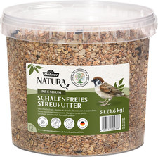 Natura, Mangime per Uccelli Selvatici, Senza Guscio, 3,6 Kg