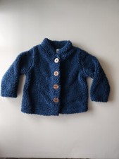 Chick Pea 3-6 mesi pile blu abbottonato