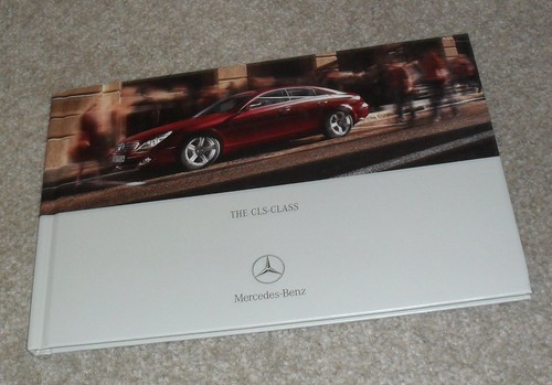 Brochure rigida mercedes - mercedes, cls
