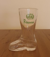 bicchiere stivale birra Pedavena Breweriana stein tankard bierkrug 0,5lt