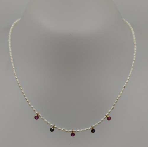 Collar oro 18k - 750, mls.