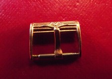 MOVADO - RARE VINTAGE '60 BUCKLE 14 mm INSIDE - YELLOW GOLD COLOR - SWISS MADE
