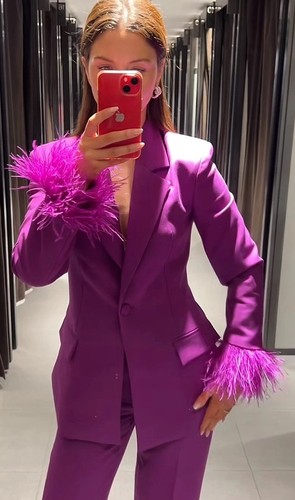 Zara blazer con - con, in