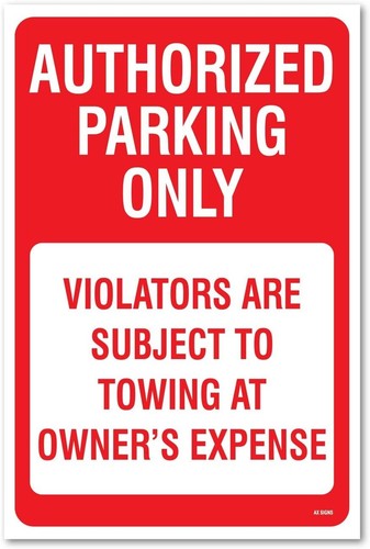 Authorized parking violators - parking,