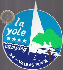 Autocollant. Camping. LA YOLE