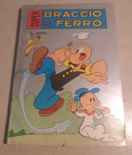 Fumetto super braccio - braccio, ferro
