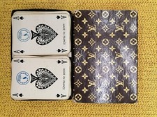 Louis Vuitton Carte da gioco 2 mazzi Made in France vintage Raro